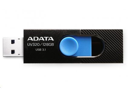 ADATA Flash disk 32GB UV320, USB 3.1 prístrojová jednotka, čierna/modrá