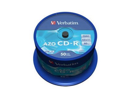 VERBATIM CD-R(50-Pack)Spindle/Crystal/DLP/52x/700MB