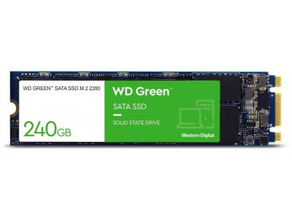 WD GREEN SSD WDS240G2G0B 240GB M.2, (R:540, W:465MB/s)