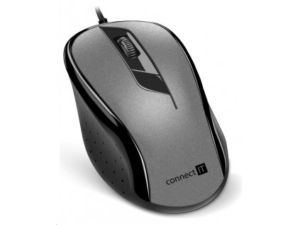 CONNECT IT Optická myš, USB, šedá
