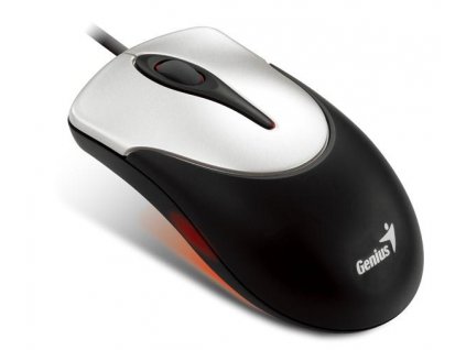 GENIUS myš NETSCROLL 100, Black/Silver, USB