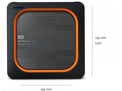 WD My Passport Wireless SSD 2TB Ext. USB3.0, SD Card,