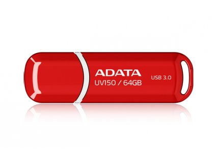 ADATA UV150/64GB/100MBps/USB 3.0/USB-A/Červená