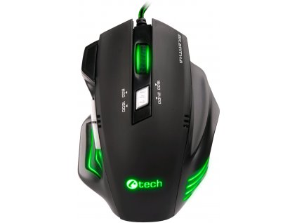 C-TECH Akantha/Herní/Optická/Drátová USB/Černá