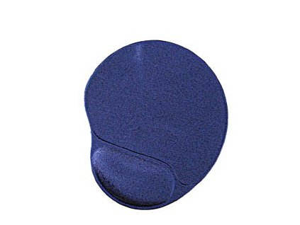 GEMBIRD Gel mouse pad with wrist support, blue