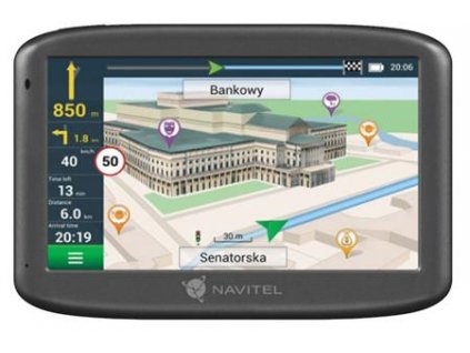 Naviteľ GPS navigácia E505 + magnetický držiak