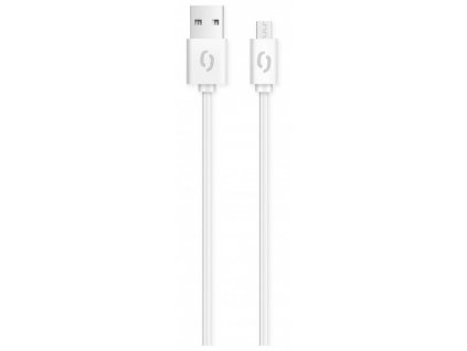 ALIGATOR Datový kabel 2A micro USB 2m, bílý