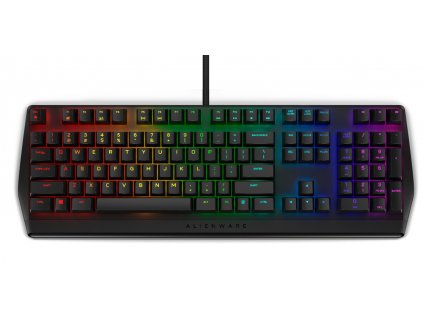 Dell Alienware mechanická herní klávesnice AW410K RGB - Tmavá