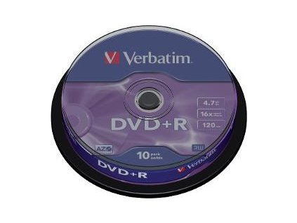 43498P DVD+R 16X 10KS cake VERBATIM