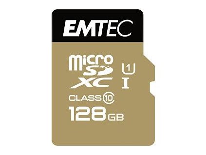 MicroSDXC 128GB Cl10 EliteGold EMTEC