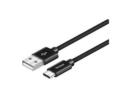 YCU 302 BK kábel USB A 2.0 / C 2m YENKEE