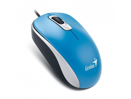 GENIUS myš DX-110, drátová, 1000 dpi, USB, modrá