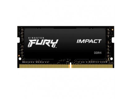 Kingston FURY Impact/SO-DIMM DDR4/8GB/3200MHz/CL20/1x8GB/Black