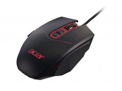ACER GAMING MOUSE - max. 4200dpi,8 programovatelných tlačítek, 6 barev podsvícení,20g závaží, životnost 5 mil. kliknutí