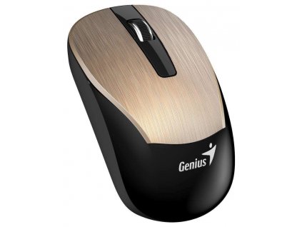 GENIUS myš ECO-8015/ 1600 dpi/ dobíjecí/ bezdrátová/ zlatá