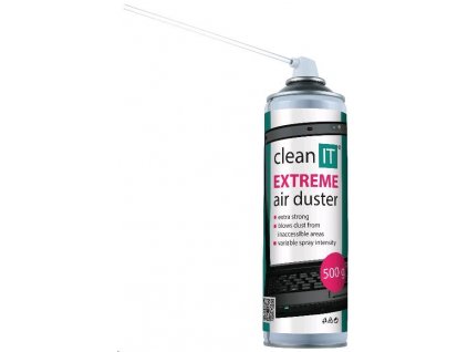 CLEAN IT Stlačený vzduch EXTREME 500g, NEVYČERPANÝ