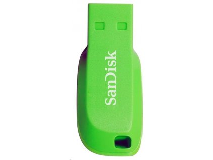 SanDisk Flash Disk 64GB Cruzer Blade, USB 2.0, zelená