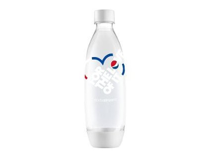 Fľaša fuse 1l pepsi love biela SODASTREA