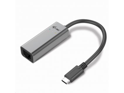 kovový gigabitový ethernetový adaptér iTec USB-C