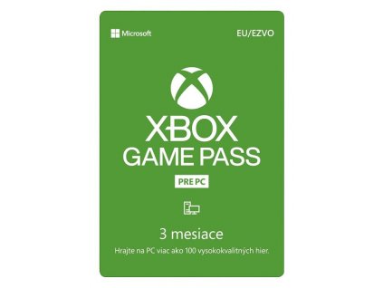 ESD - PC Game Pass - předplatné na 3 měsíce (EuroZone)