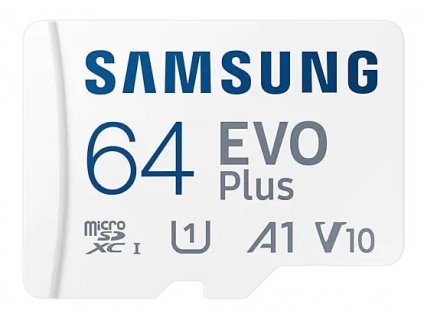 Karta Samsung micro SDXC 64GB EVO Plus + SD adaptér