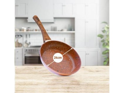 Livington Copper & Stone Pan 24 cm