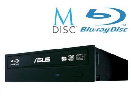 ASUS BLU-RAY Writer BW-16D1HT, čierny, SATA, maloobchodný predaj (softvér)