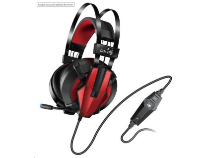GENIUS sluchátka GX GAMING headset - HS-G710V/ 7.1/ vibrační/ USB/ ovládání hlasitosti