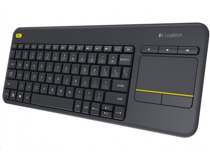 Logitech Wireless Keyboard Touch Unifying K400 Plus, CZ