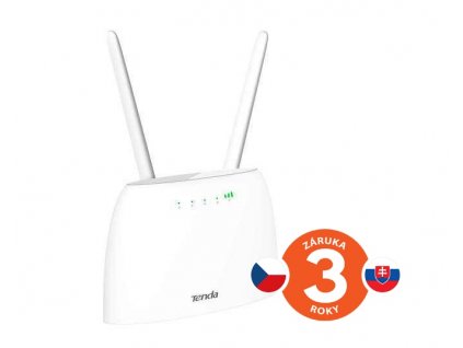 Tenda 4G07 Wi-Fi AC1200 4G LTE router, 2x WAN/LAN, 1x miniSIM, IPv6, VPN, LTE Cat.4,4x anténa,CZ app