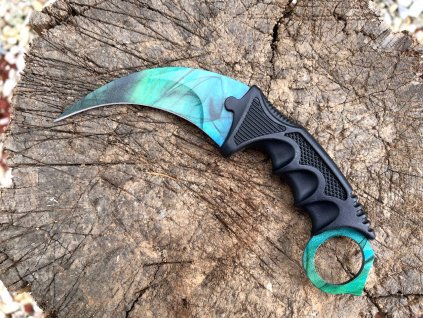 Karambit CSGO Green Steel (1)