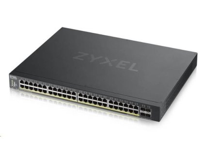 Zyxel XGS1930-52HP-EU0101F 52-portový inteligentný riadený PoE switch, 48x gigabitový RJ45, 4x 10GbE SFP+, rozpočet PoE