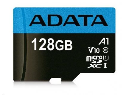 Karta ADATA MicroSDXC 128GB Premier UHS-I Class 10 + adaptér