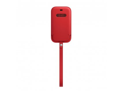 iPhone 12 mini Leather Sleeve wth MagSafe RED