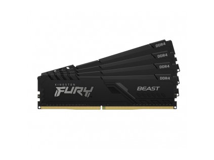 Kingston FURY Beast/DDR4/128GB/3200MHz/CL16/4x32GB/Black