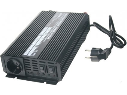 Menič napätia Carspa UPS600-12 12V/230V 600W s nabíjačkou 12V/10A a funkciou UPS