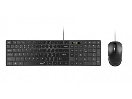 Genius set klávesnice + myš SlimStar C126 CZ+SK