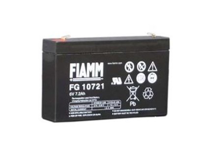 Fiamm olověná baterie FG10721 6V/7,2Ah