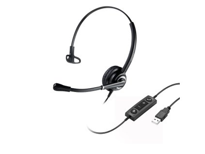 WELL Mairdi MRD-612 USB, náhlavka, jednoušna