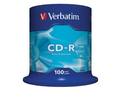 VERBATIM CD-R(100-Pack)Spindle/EP/DL/52x/700MB