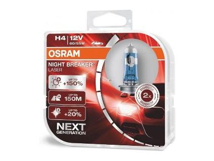 H4 NIGHT BREAKER LASER2 Duo box OSRAM