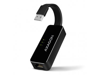 AXAGON ADE-XR, USB 2.0 - Fast Ethernet sieťová karta, auto inštal, čierna