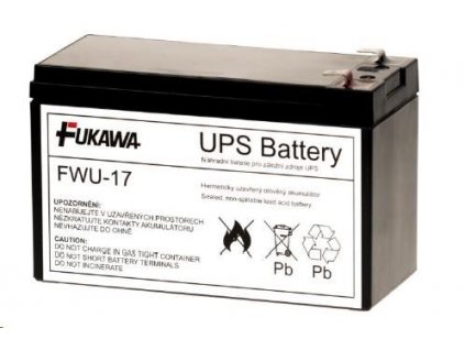 Batéria - FUKAWA FWU-17 náhradná batéria pre RBC17 (12V/9Ah), životnosť 5 rokov