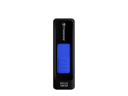 TRANSCEND Flash disk 64GB JetFlash®760, USB 3.0 (R:80/W:25 MB/s) čierna/tmavomodrá