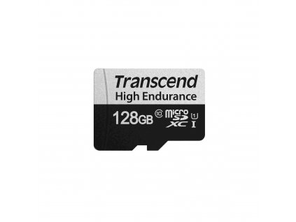 Karta TRANSCEND MicroSDXC 128 GB 350V, vysoká odolnosť