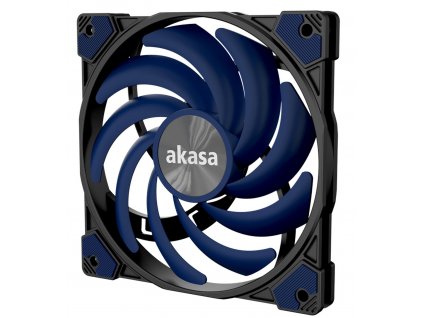 prídavný ventilátor Akasa 12 cm Alucia XS12 modrý