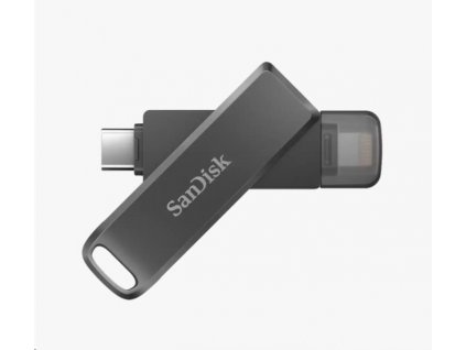 SanDisk Flash disk 256 GB iXpand Luxe, USB-C + Lightning