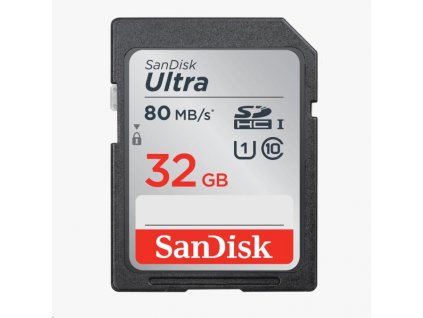 Karta SanDisk SDHC Ultra 32 GB (100 MB/s Class 10 UHS-I)