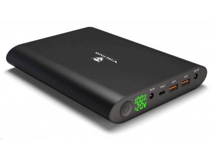 Viking notebooková power banka Smartech II Quick Charge 3.0 40000mAh, černá