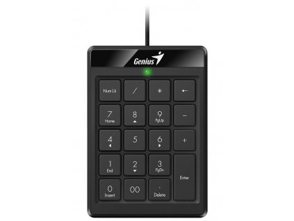 GENIUS numerická klávesnice NumPad 110/ Drátová/ USB/ slim design/ černá